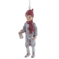 GAEM Изделие декоративное подвесное "Девочка/Мальчик", L6 W4 H11,5 см, 6в.