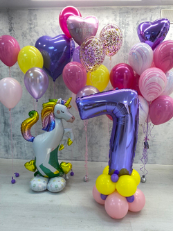 Воздушный шар Агат Фешн/разноцветный ПАЛИТРА №4190