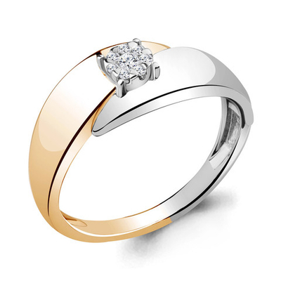 962785к Кольцо из Золота с бриллиантами из коллекции "Mon Amour"