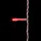 Светодиодный занавес 2*2 м., 400 красных LED ламп, прозрачный провод ПВХ, LTC (PCL402-10-2R)