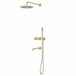 Душевая система Abber Wasser Kreis 316 AF8150BG брашированное золото