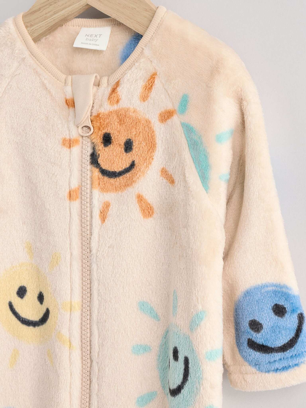 Комбинезон / Cлип флисовый для малышей Next E19-574, Бежевый