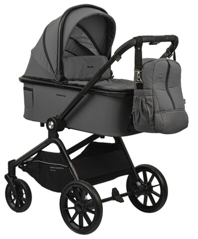 Детская коляска Indigo Solar 2 в 1 серый