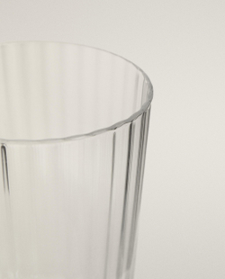 Zara Home стакан из стекла, цвет прозрачный, 12 см · 9226/402