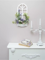 Панно на стену для интерьера "Окно с цветами"