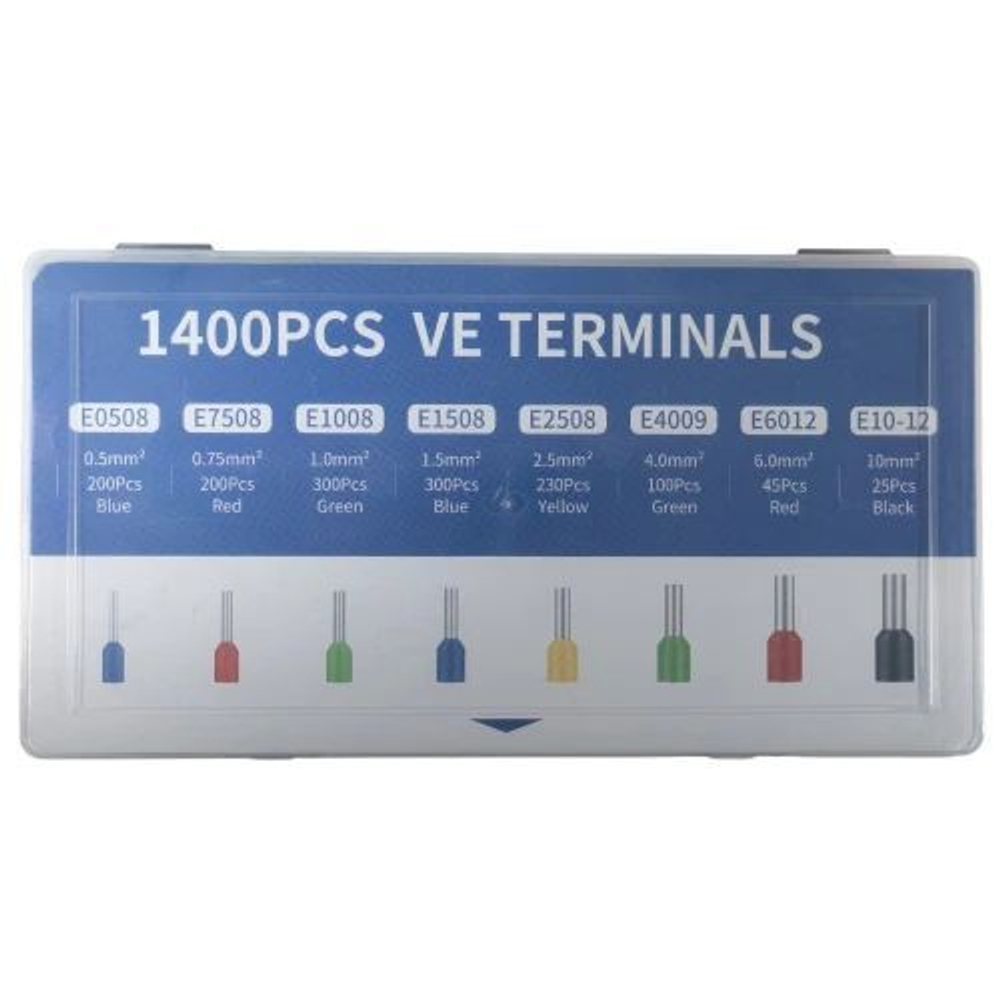 Набор втулочных наконечников НШВИ (1400 штук)