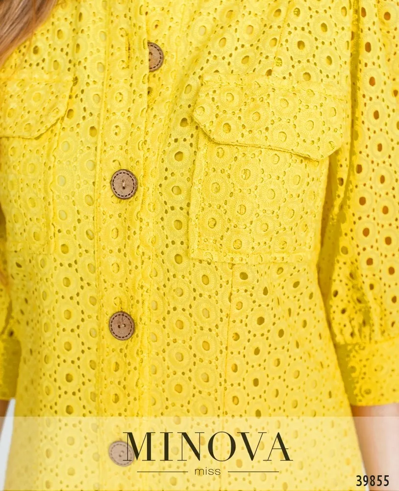 Платье 3147-ярко-желтый Minova