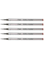 Стержень шариковый "WRITO-METER" 0.5 мм красный, 5 шт