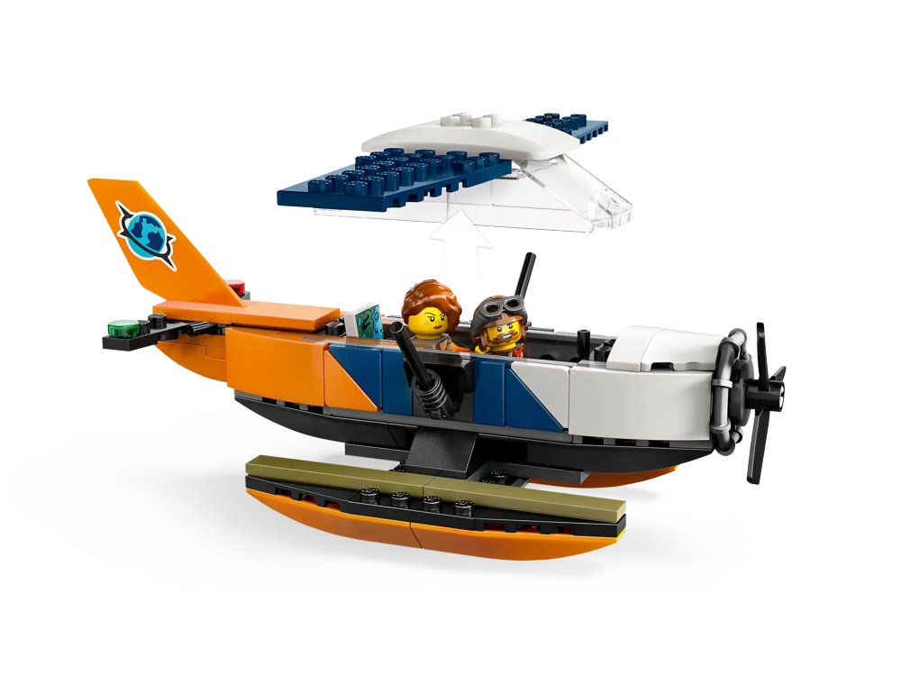 Конструктор LEGO City 60425 Исследователь джунглей: Водный самолет