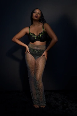 PRIMADONNA Twist Tepito Трусы с высокой талией, черный