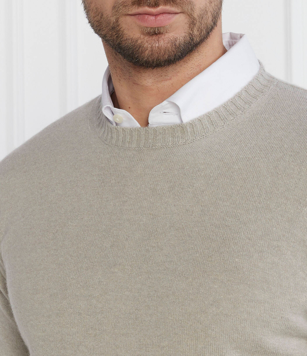 Свитер Valter Roundneck Oscar Jacobson - бежевый(68914954)