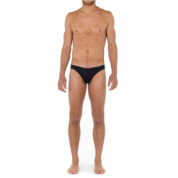 Мужские трусы слипы черные HOM CLASSIC Comfort Micro Briefs 400205_400004