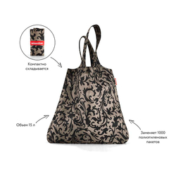 Сумка складная mini maxi shopper baroque taupe