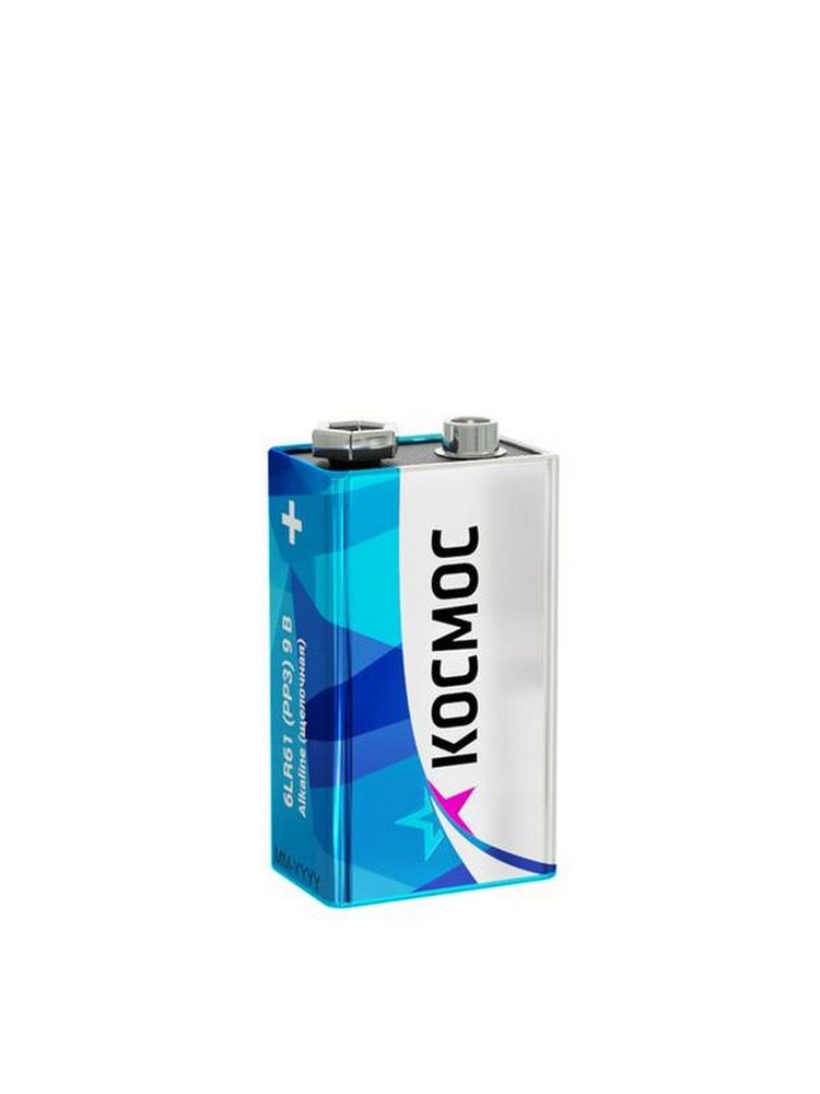 Батарейка Крона 6LR61 КОСМОС KOC6LR61MAX1S (1шт)