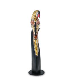 Decor and Gift 23-003-03 Статуэтка «Попугай» дерево+стекл.мозаика 60 см