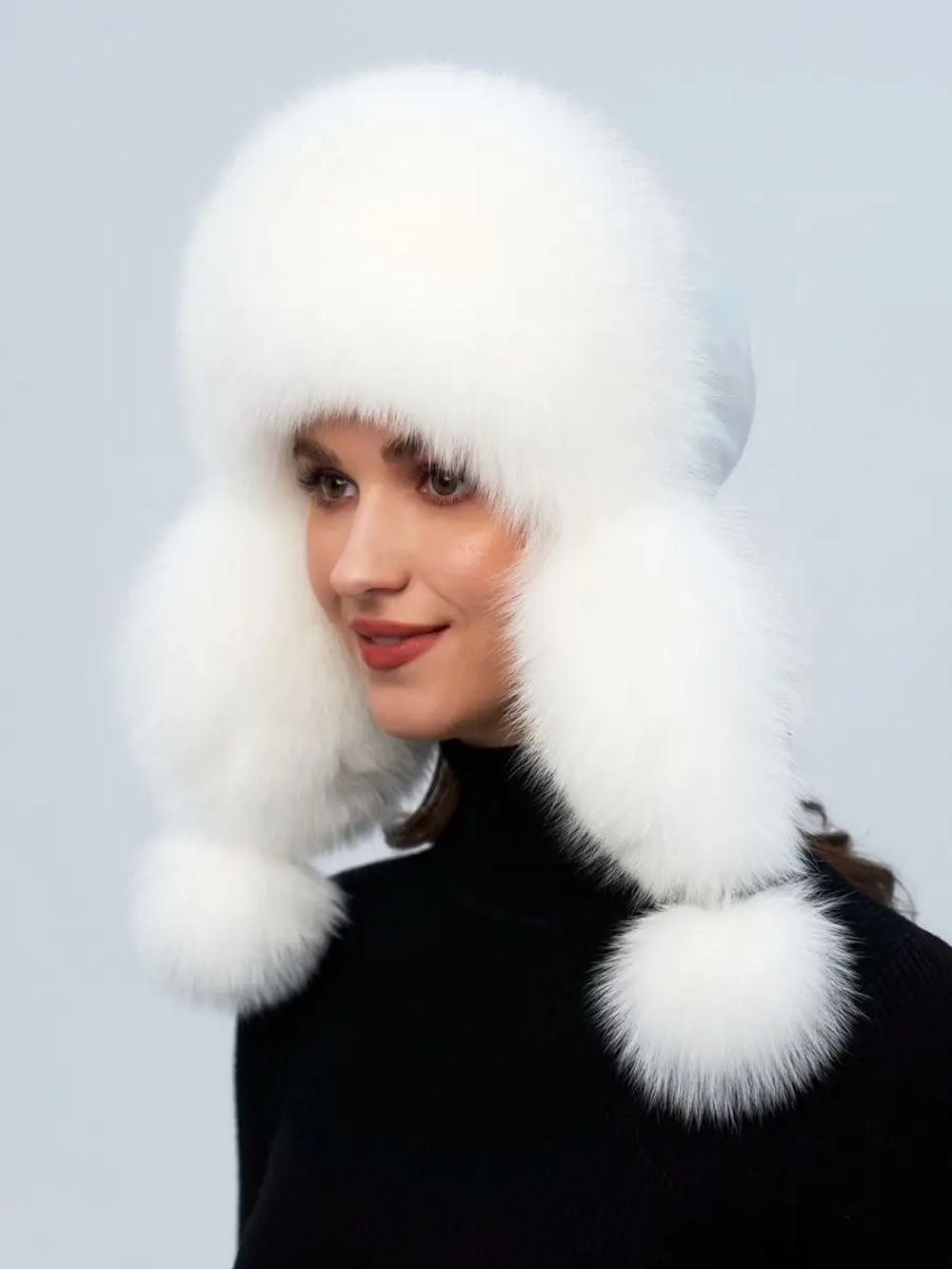 Шапка ушанка зимняя меховая