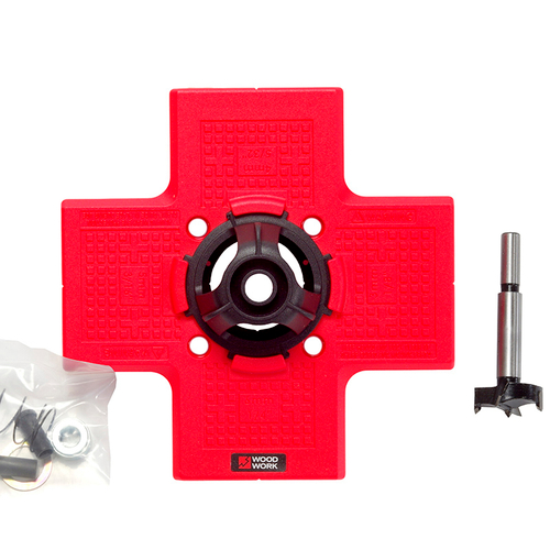 Кондуктор сверлильный для мебельных петель "лягушка" d 35 мм Woodwork HDR-135