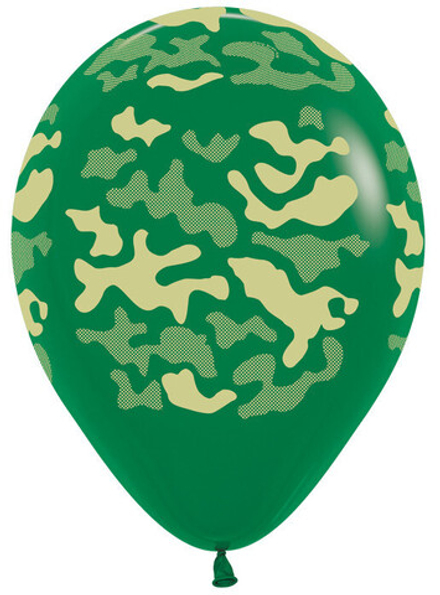 S 12" Камуфляж Темно-Зеленый Пастель