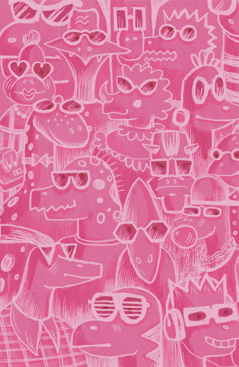 Розовая Тиранозавра