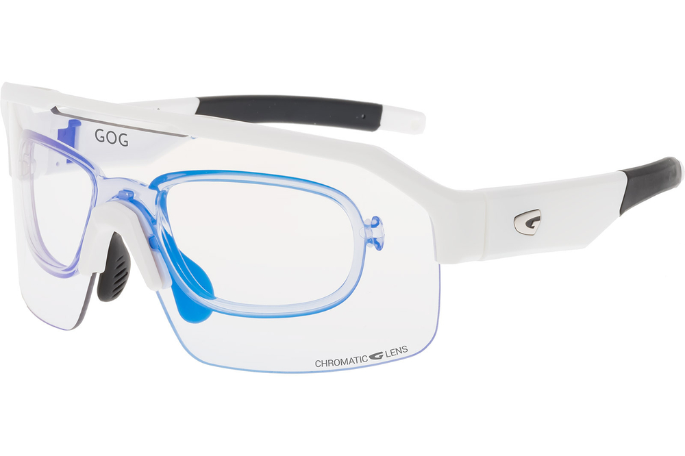 Спортивные очки GOG Thor C / Matt White-Black / Photochromic Blue Lens