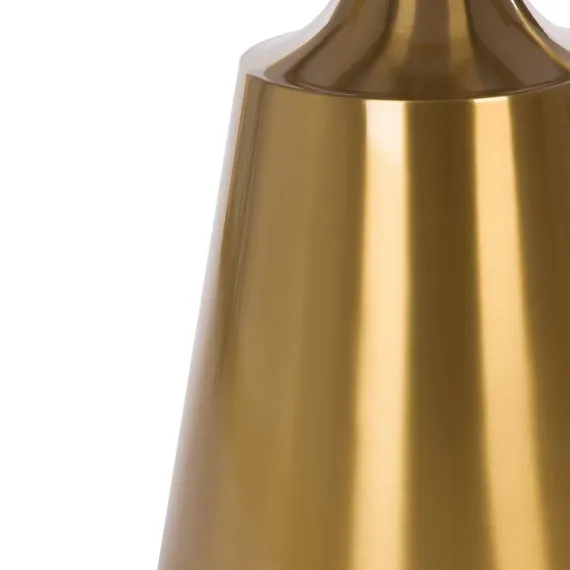 Обеденный стол Pronard Ø120 см, белый мрамор, бронзовая ножка