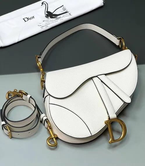 Сумка Dior Saddle белый