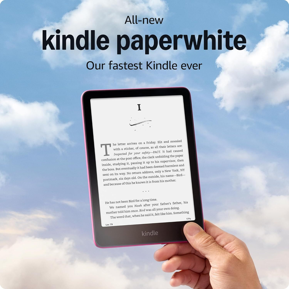 Amazon Kindle PaperWhite 12 2024 16Gb Raspberry SOFREE(Без Рекламы)