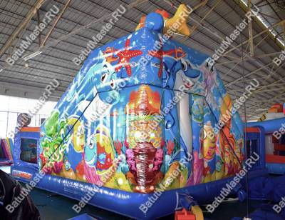 Популярный надувной батут "Приключения Золотой рыбки"