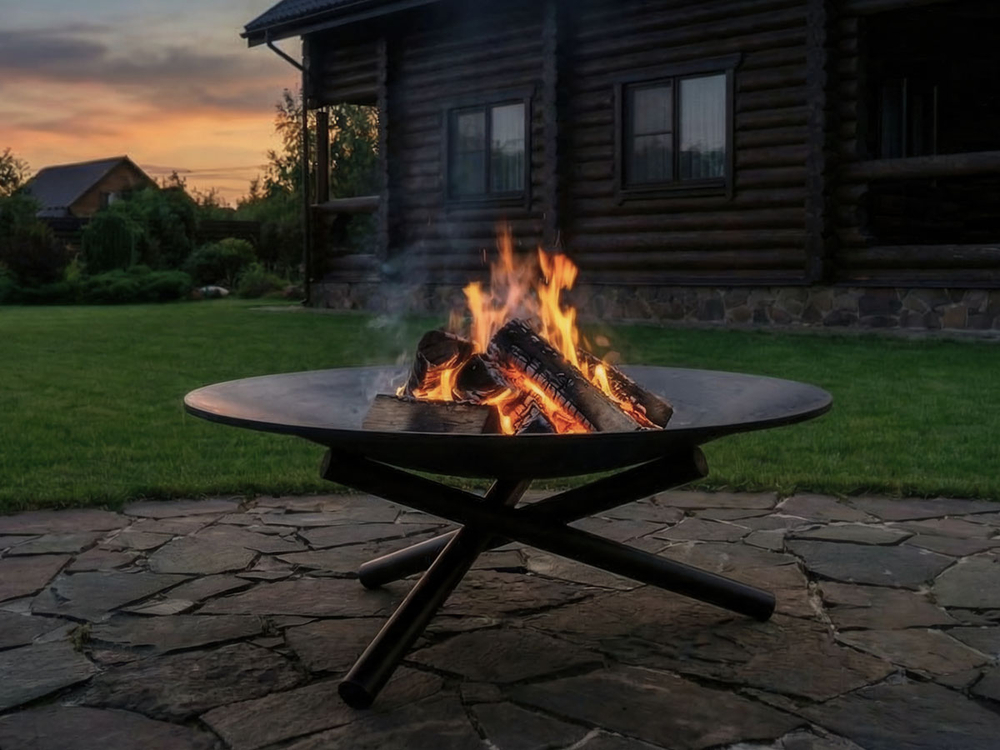 Чугунная костровая чаша CONCRETIKA E100 Plato