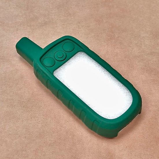 Чехол силиконовый для Garmin Alpha 100 защитный противоскользящий бампер (Болотный)