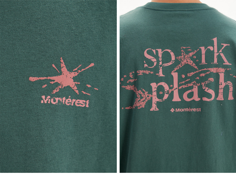 Футболка Nothomme Monterest Spark Splash зеленый
