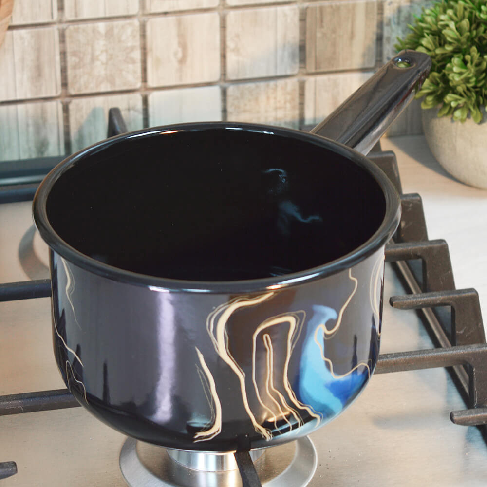 Ковш 1,5л эмалированный "Mirage" тм Appetite