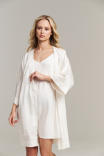 Халат-кимоно из тенселя макси