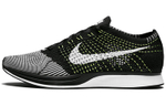 Кроссовки Nike Flyknit Racer Black White Volt