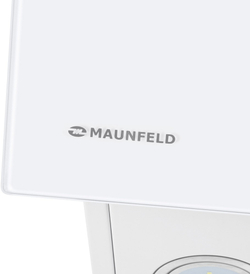 Каминная вытяжка Maunfeld MEDWAY 60 Glass White/ Stripe Inox