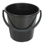 Ведро огородное 10л черное Ар-Пласт
