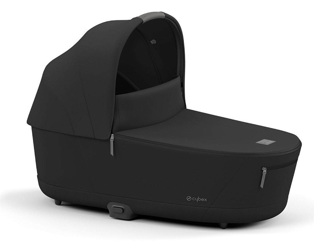 Коляска 3 в 1 Cybex Priam IV Matt Black complete и автокресло Cloud T i-Size Mirage Grey Plus Sepia Black