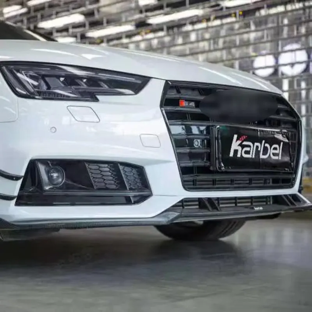 Карбоновая губа для AUDI S4 & A4 S LINE 2017 - 2018 B9 Ауди