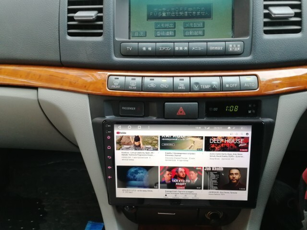 Магнитола для Toyota Mark II 110, Verossa 2000-2004 (вниз) - Canbox 9182 Qled, Android 10, ТОП процессор, SIM-слот