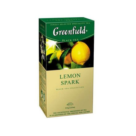 Чай черный в пакетиках Greenfield Lemon Spark, 25 пак