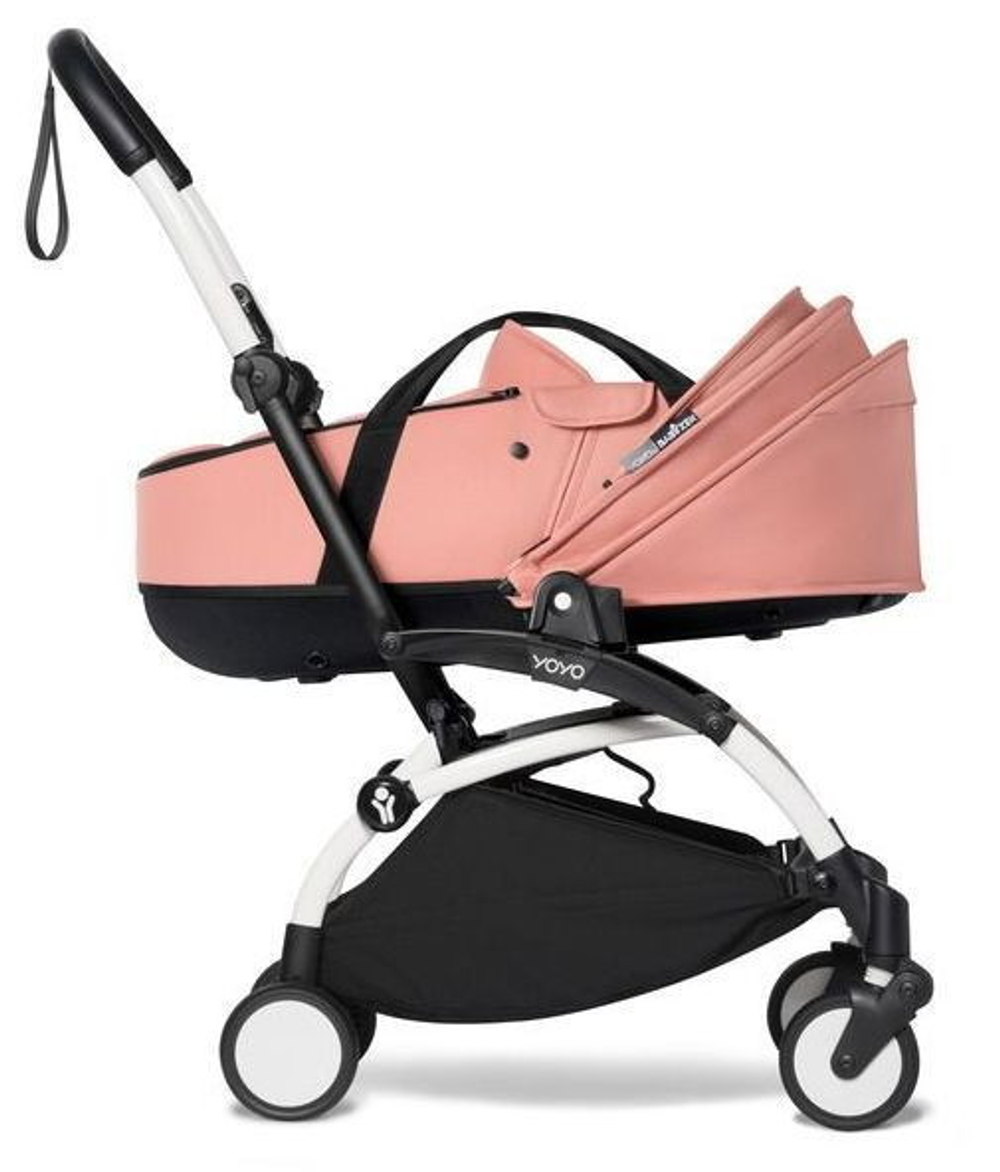 Коляска для новорожденных Stokke YOYO3 Newborn Shell 0+ рама белая White Ginger