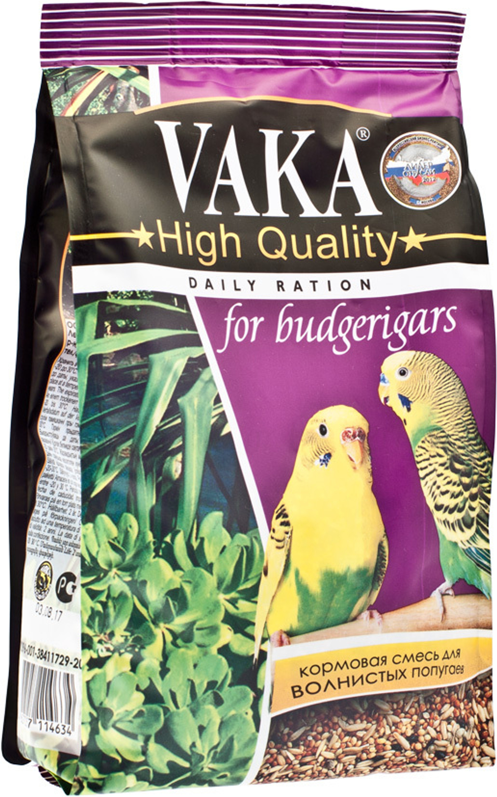 VAKA High Quality корм для волнистых попугаев 500 г