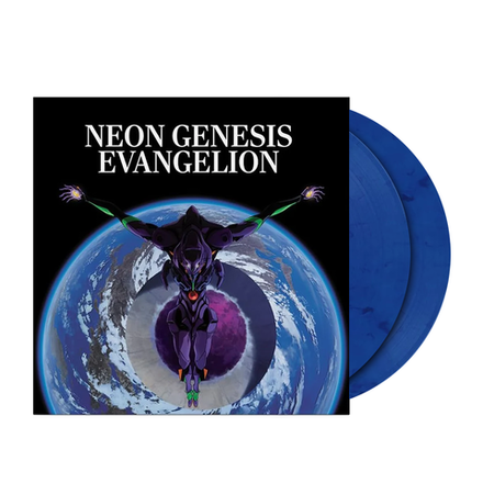 OST Neon Genesis Evangelion (Music by Shiro Sagisu) (Blue Translucent w/ Black Swirl)