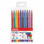 Набор шариковых ручек 10цв. Пифагор Веселые зверята, 0,7мм, корпус ассорти