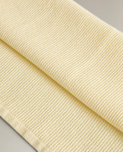 Zara Home - Банное полотенце с тонкой вафельной текстурой, желтый, 30х50 см