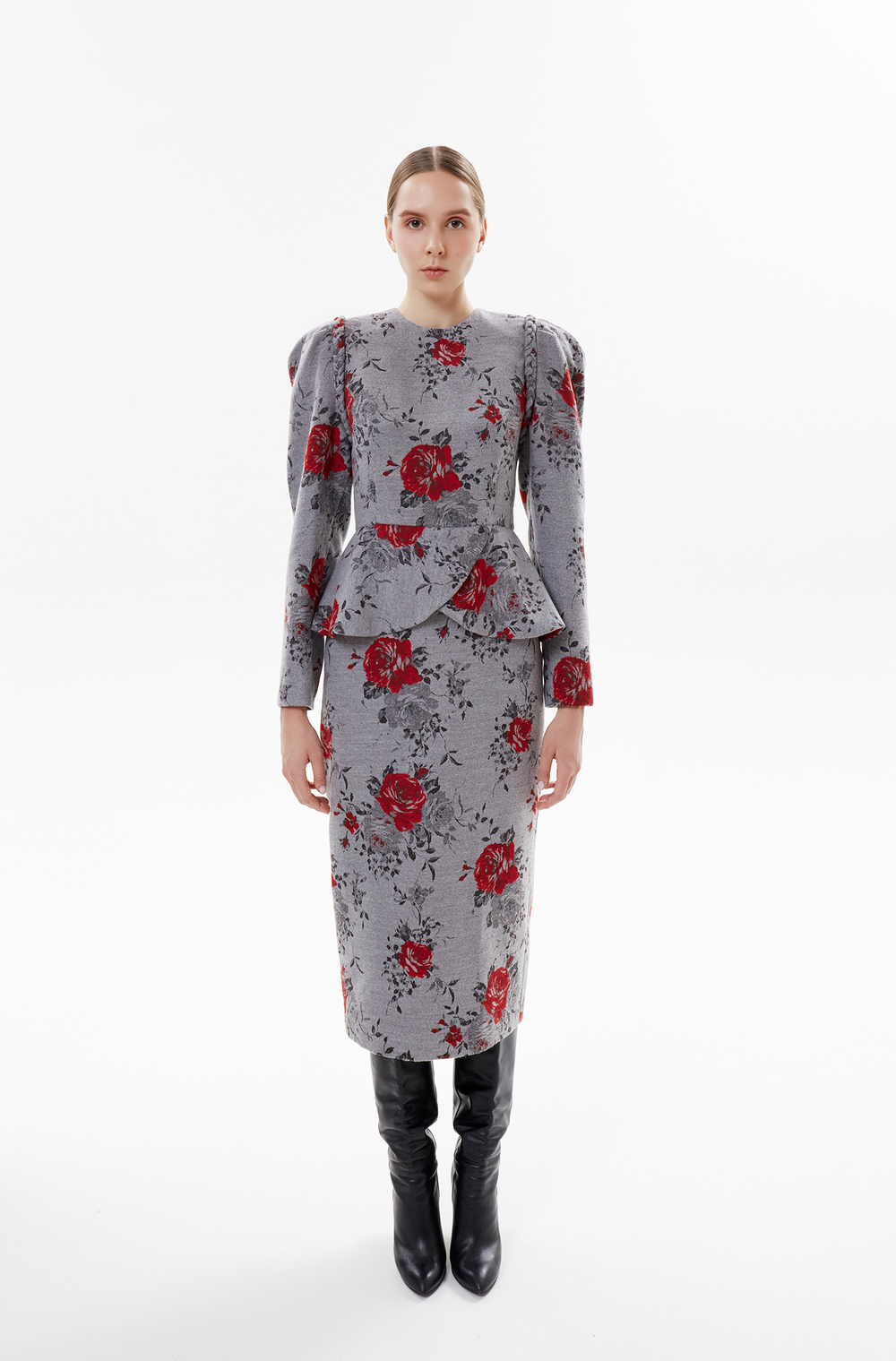 Платье «Марлен», серый