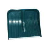 Лопата снеговая без черенка с металической планкой 440*440 черная