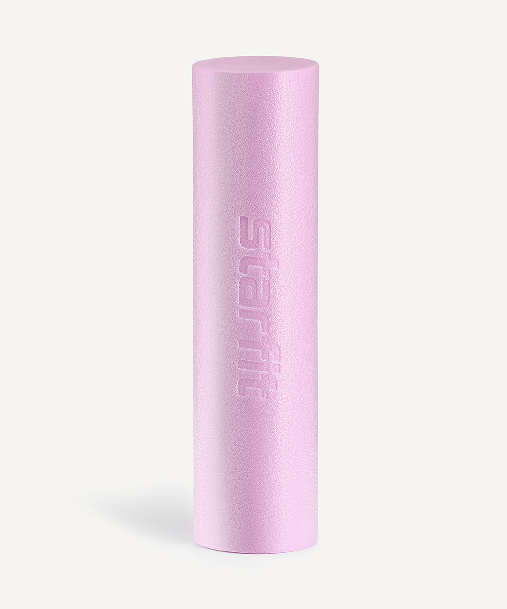 Ролик для йоги и пилатеса FA-501, 15x60 см, розовый пастель