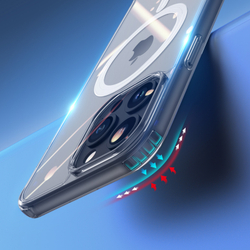 Усиленный прозрачный чехол с поддержкой MagSafe от Dux Ducis для iPhone 15 Pro, серия Clin Mag Series Case