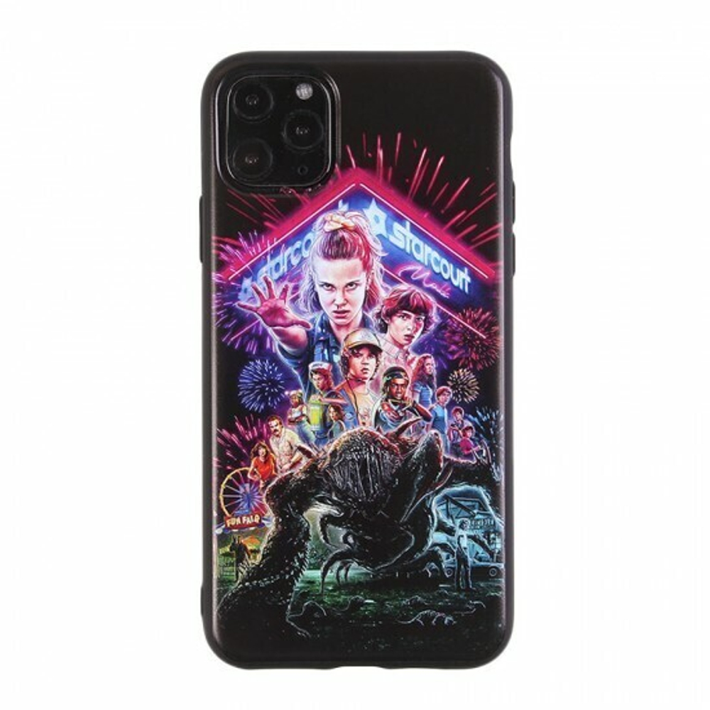 Чехол ТПУ Очень странные дела для iPhone XR, 012127